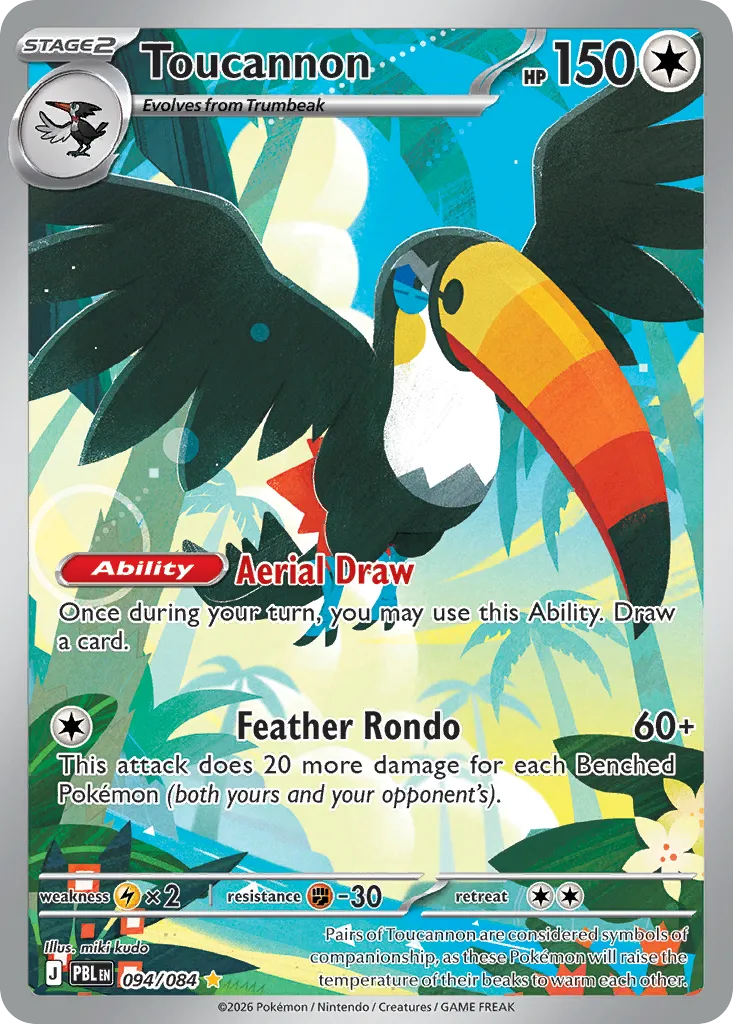 Toucannon — ME05: Pitch Black — Pokémon