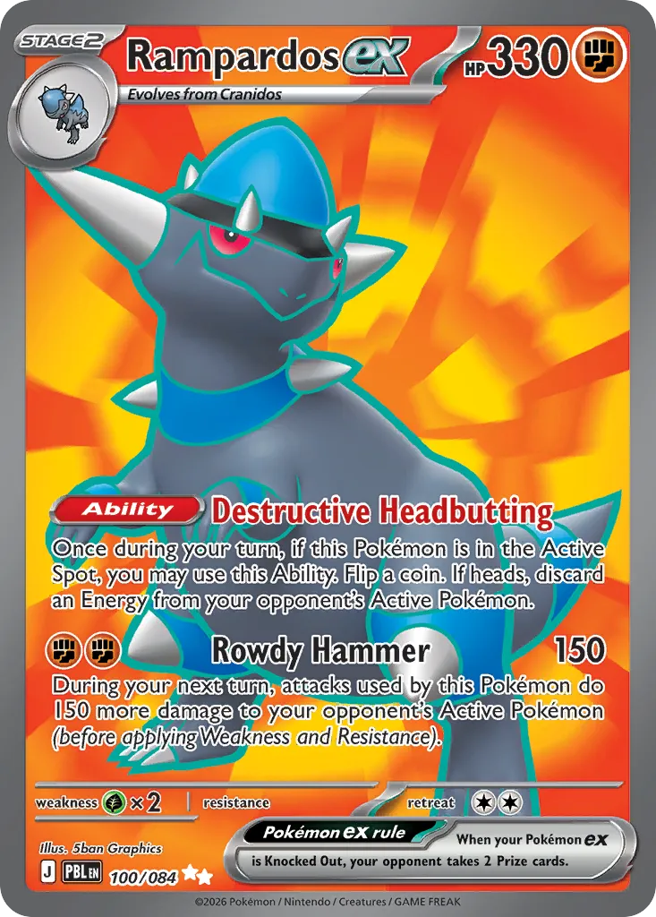 Charkos ex — ME05: Pitch Black — Pokemon