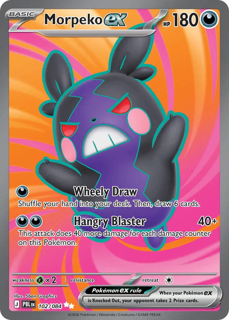 Morpeko ex — ME05: Pitch Black — Pokémon