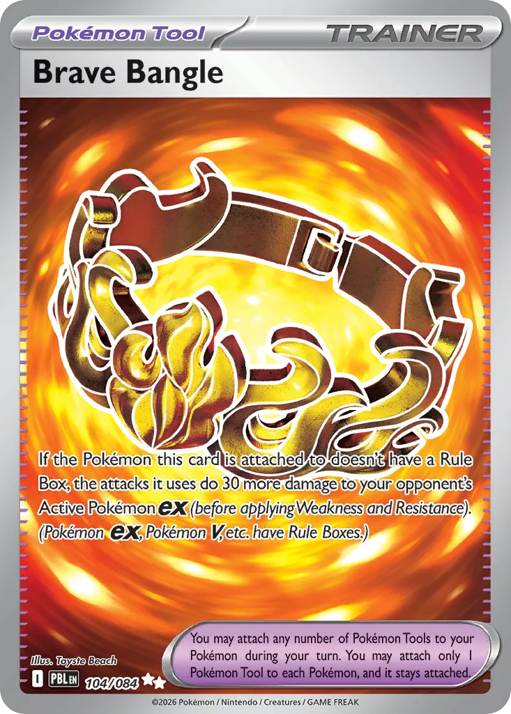Brave Bangle — ME05: Pitch Black — Pokémon