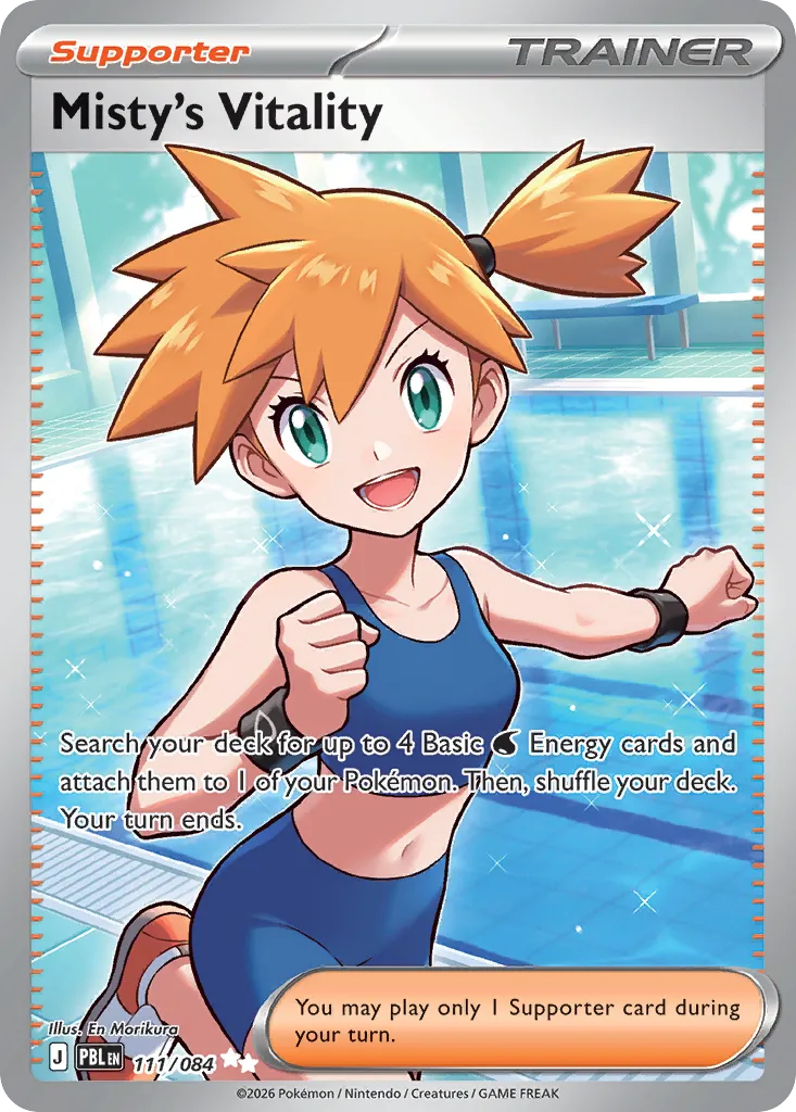 Vitalité d'Ondine — ME05: Pitch Black — Pokémon