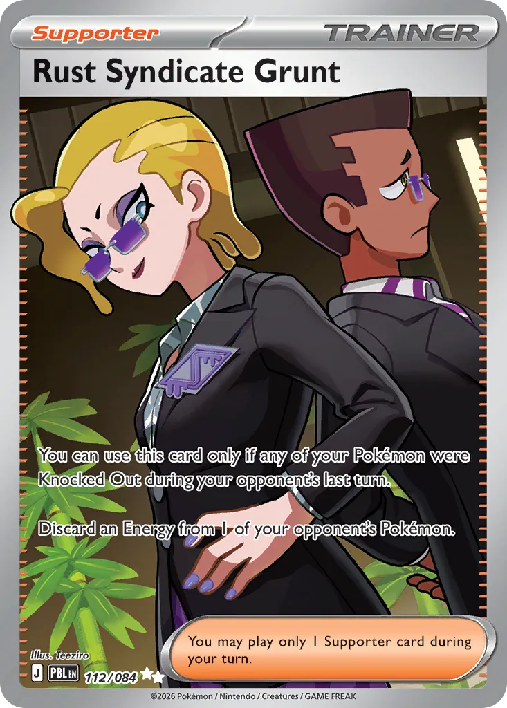 Rust Syndicate Grunt — ME05: Pitch Black — Pokémon