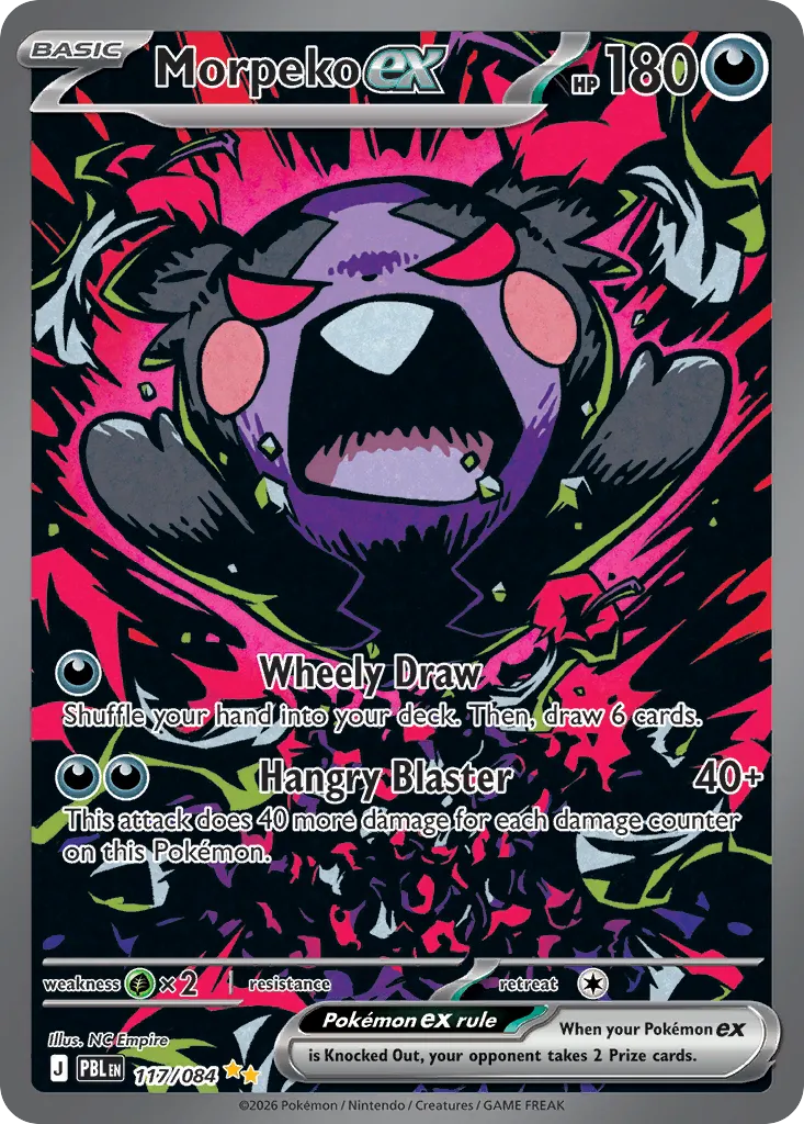 Morpeko ex — ME05: Pitch Black — Pokemon