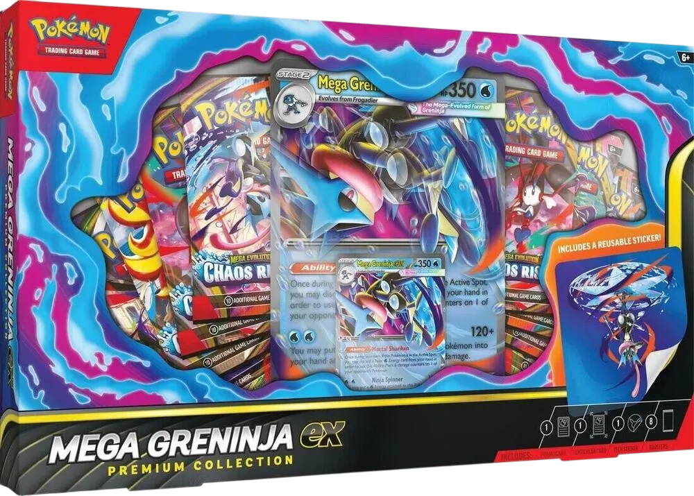 Mega Greninja ex Premium Collection — ME05: Pitch Black — Pokémon