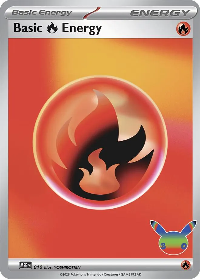 Basic Fire Energy — MEE: Mega Evolution Energies — Pokémon