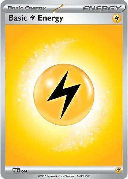 Basic Lightning Energy — MEE: Mega Evolution Energies — Pokémon