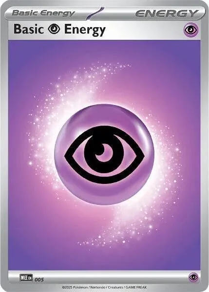 Basic Psychic Energy — MEE: Mega Evolution Energies — Pokémon