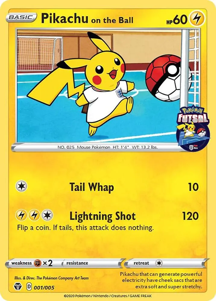 Pikachu on the Ball — Miscellaneous Cards & Products — Pokemon