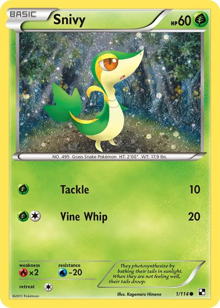 Snivy — Miscellaneous Cards & Products — Pokemon