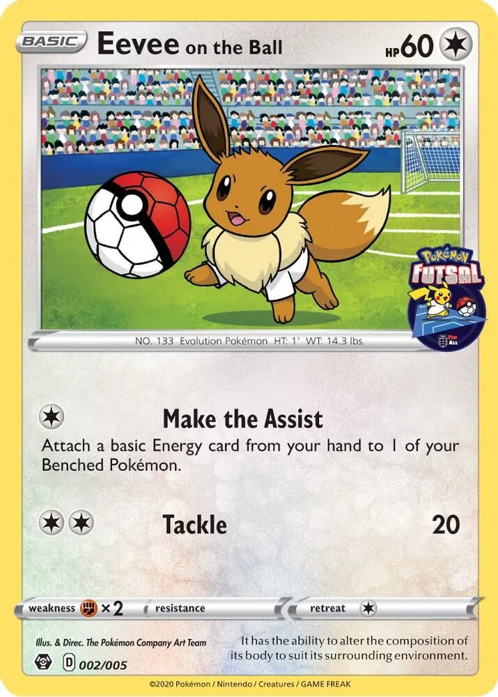Eevee on the Ball — Miscellaneous Cards & Products — Pokemon