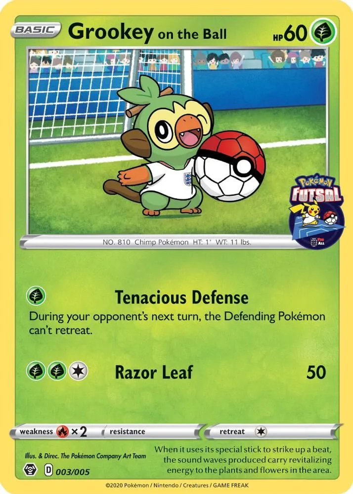 Grookey on the Ball — Miscellaneous Cards & Products — Pokemon