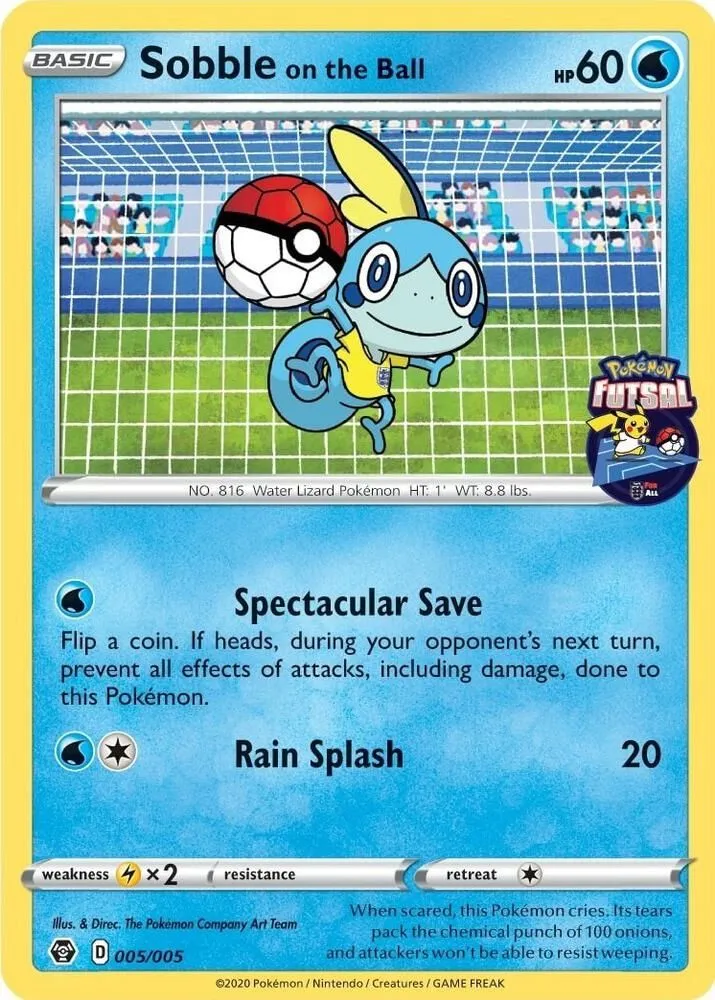 Sobble on the Ball — Miscellaneous Cards & Products — Pokemon