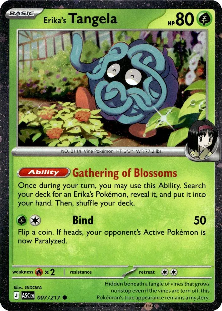 Erika's Tangela — Miscellaneous Cards & Products — Pokémon