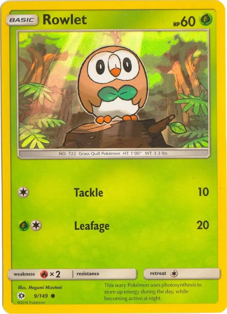 Rowlet — Miscellaneous Cards & Products — Pokemon