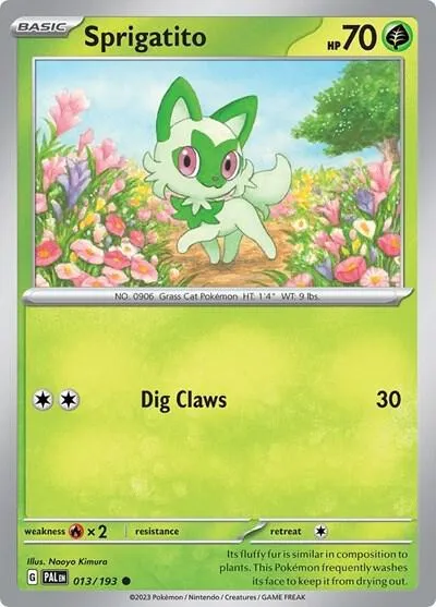 Sprigatito — Miscellaneous Cards & Products — Pokemon