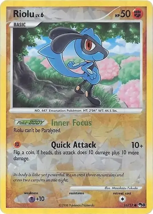Riolu Lv.6 — Miscellaneous Cards & Products — Pokemon
