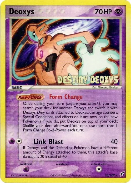 Deoxys — Miscellaneous Cards & Products — Pokemon