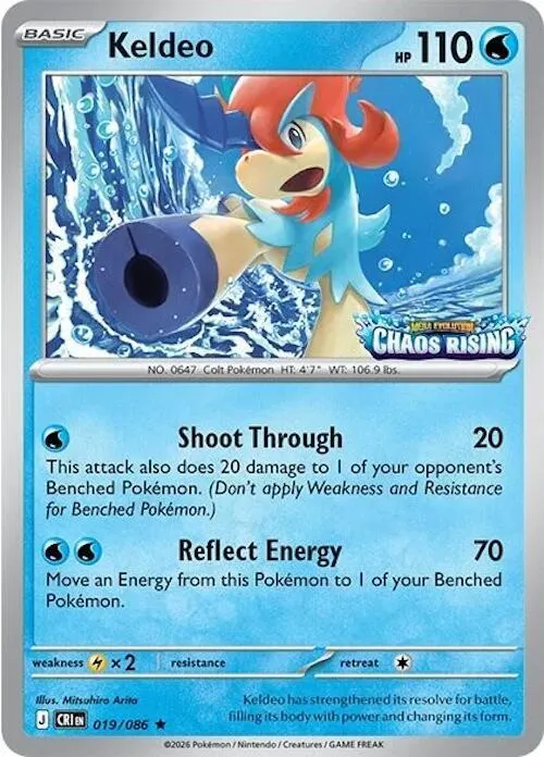Keldeo — Miscellaneous Cards & Products — Pokemon