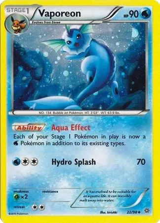 Vaporeon — Miscellaneous Cards & Products — Pokemon