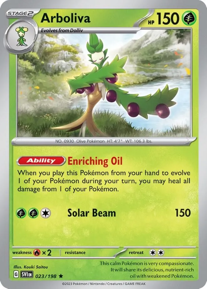 Arboliva — Miscellaneous Cards & Products — Pokemon