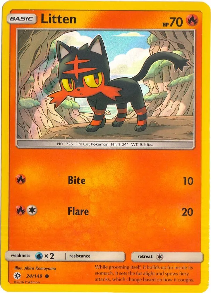 Litten — Miscellaneous Cards & Products — Pokémon