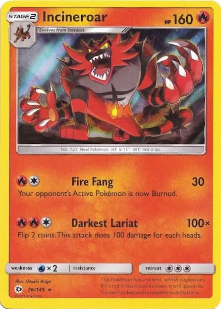 Incineroar — Miscellaneous Cards & Products — Pokemon
