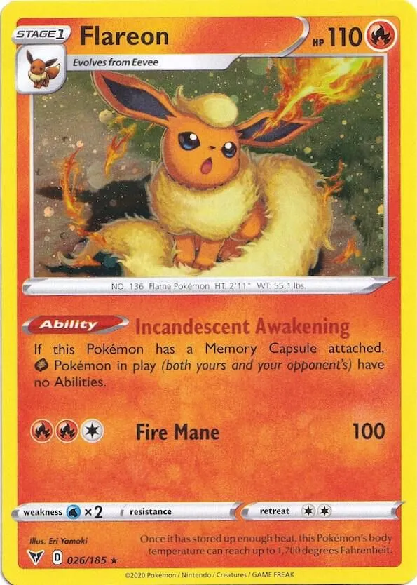 Flareon — Miscellaneous Cards & Products — Pokemon