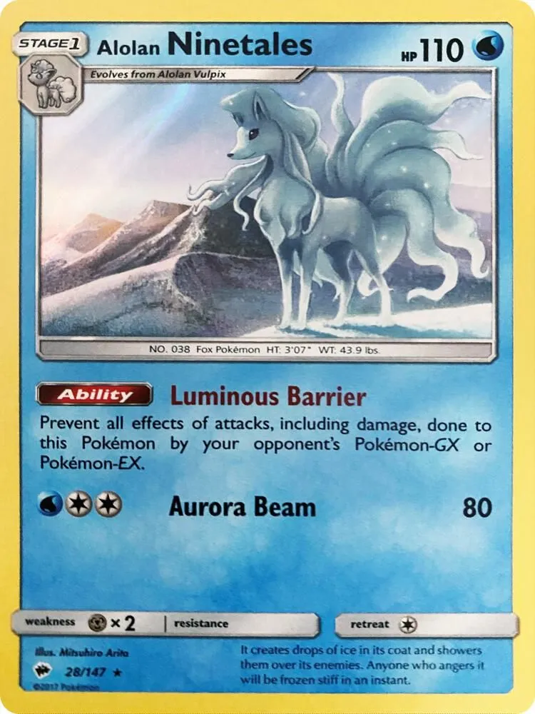 Alolan Ninetales — Miscellaneous Cards & Products — Pokémon