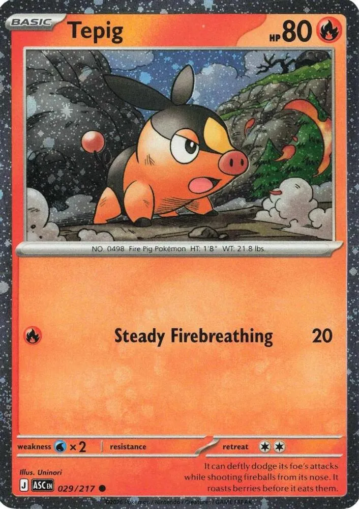 Tepig — Miscellaneous Cards & Products — Pokémon