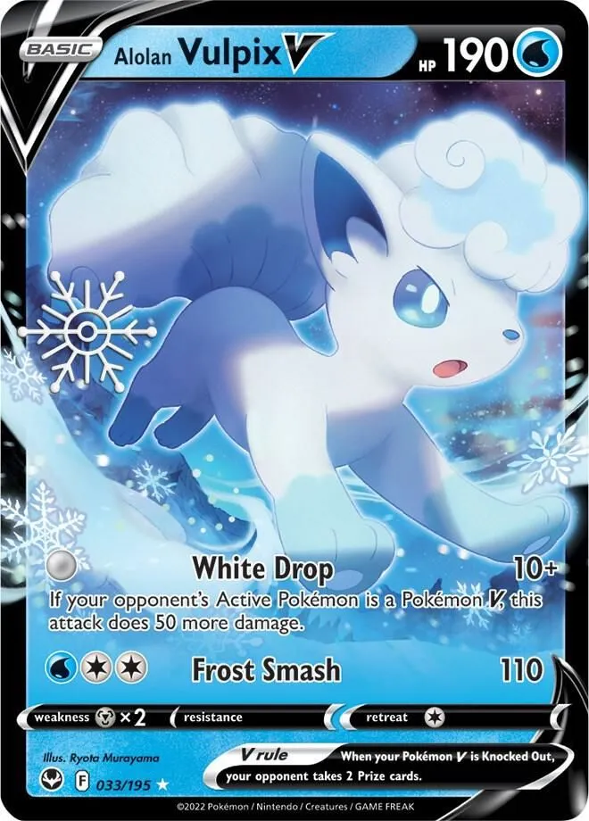 Alolan Vulpix V — Miscellaneous Cards & Products — Pokémon