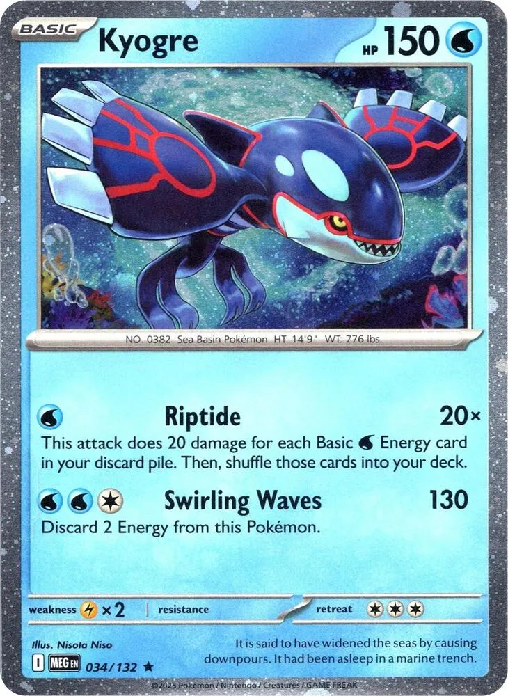 Kyogre — Miscellaneous Cards & Products — Pokemon