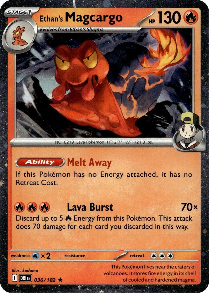 Ethan's Magcargo — Miscellaneous Cards & Products — Pokémon