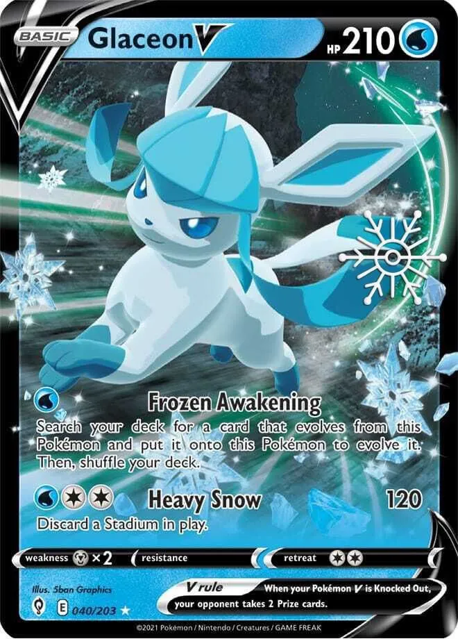 Glaceon V — Miscellaneous Cards & Products — Pokemon