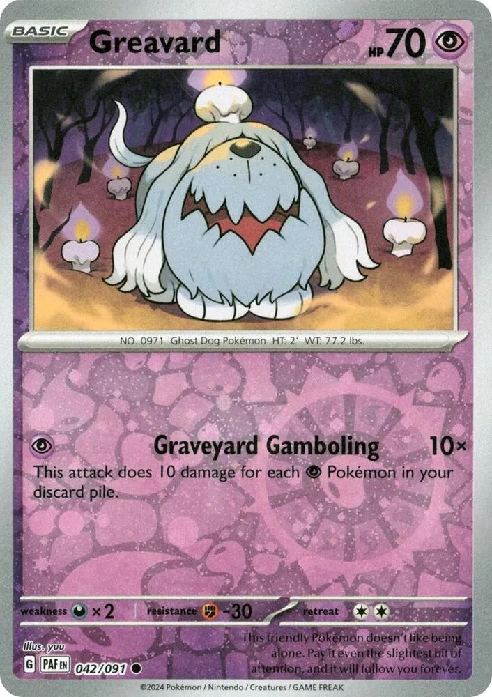 Greavard — Miscellaneous Cards & Products — Pokemon