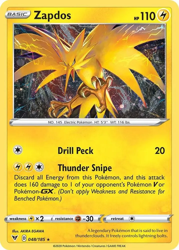 Zapdos — Miscellaneous Cards & Products — Pokemon