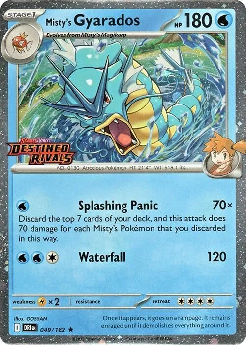 Misty's Gyarados — Miscellaneous Cards & Products — Pokémon