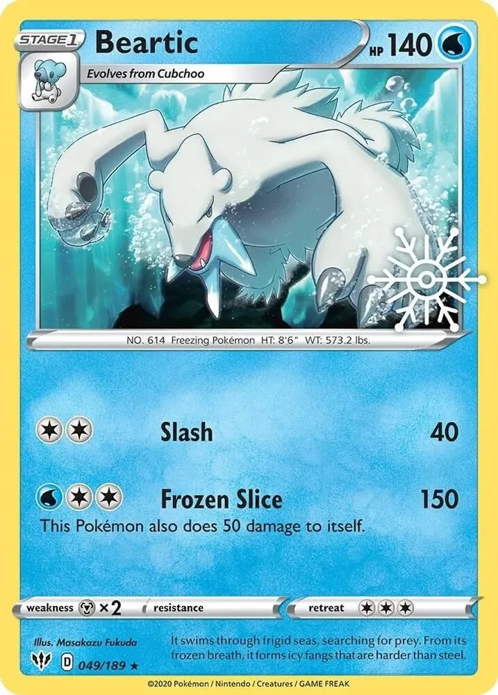 Beartic — Miscellaneous Cards & Products — Pokemon