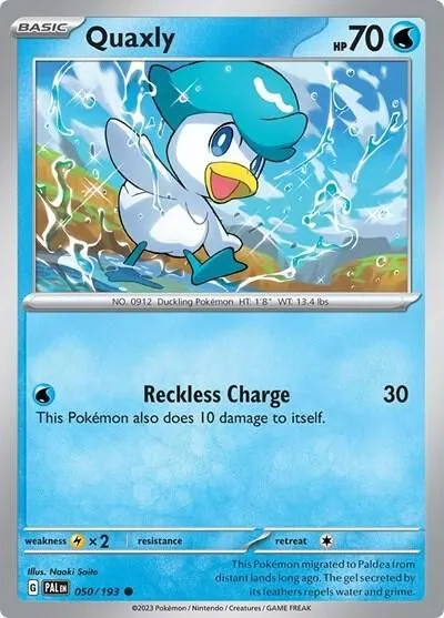 Quaxly — Miscellaneous Cards & Products — Pokemon
