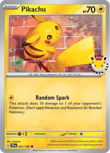 Pikachu — Miscellaneous Cards & Products — Pokemon