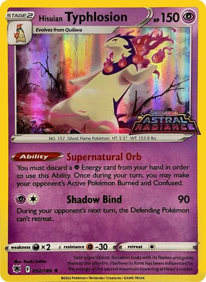 Hisuian Typhlosion — Miscellaneous Cards & Products — Pokemon