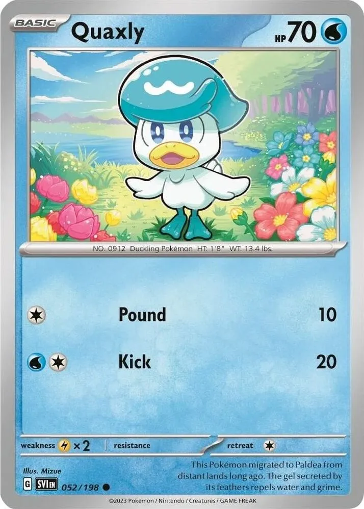 Quaxly from Miscellaneous Cards & Products - Pokemon