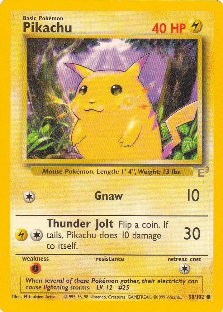 Pikachu from Miscellaneous Cards & Products - Pokemon