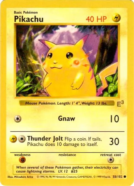 Pikachu — Miscellaneous Cards & Products — Pokemon