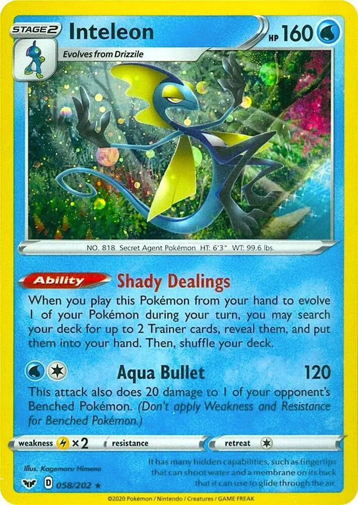 Inteleon — Miscellaneous Cards & Products — Pokémon