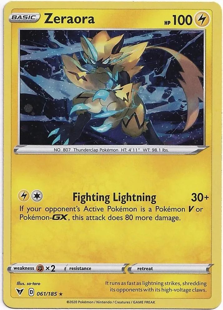 Zeraora — Miscellaneous Cards & Products — Pokemon