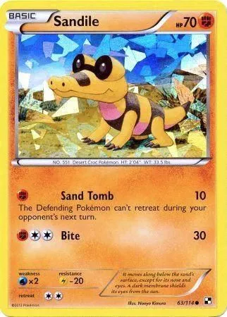 Sandile — Miscellaneous Cards & Products — Pokemon