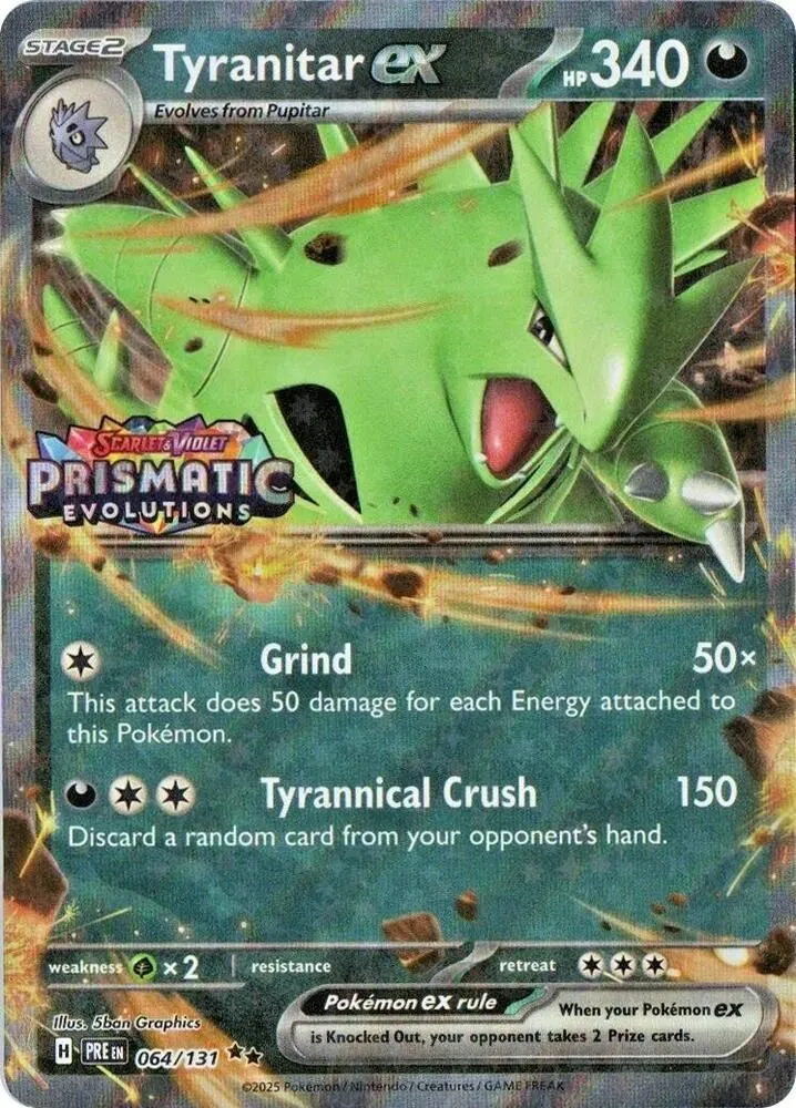 Tyranitar ex — Miscellaneous Cards & Products — Pokémon