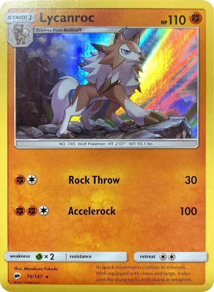 Lycanroc — Miscellaneous Cards & Products — Pokemon