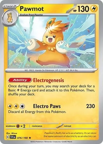 Pawmot from Miscellaneous Cards & Products - Pokemon