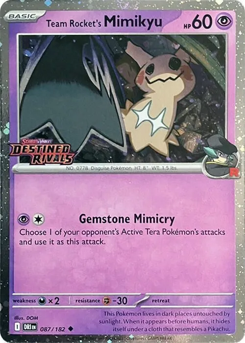 Team Rocket's Mimikyu — Miscellaneous Cards & Products — Pokemon
